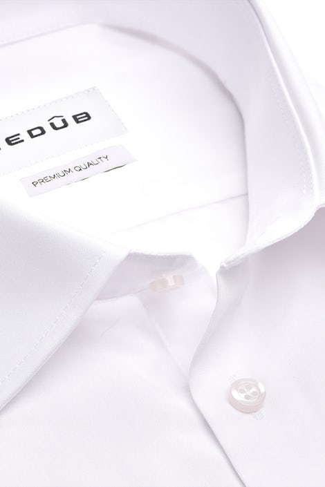 White modern fit shirt in short sleeve 0323012-910-000-000